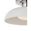 Cyrus 8" Flush Mount with White Glass-2067251513