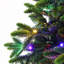Sapin de Noël artificiel vert de 1,37 m avec 9 fonctions d'éclairage colorées