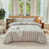 Tannish Linen Grey/White
