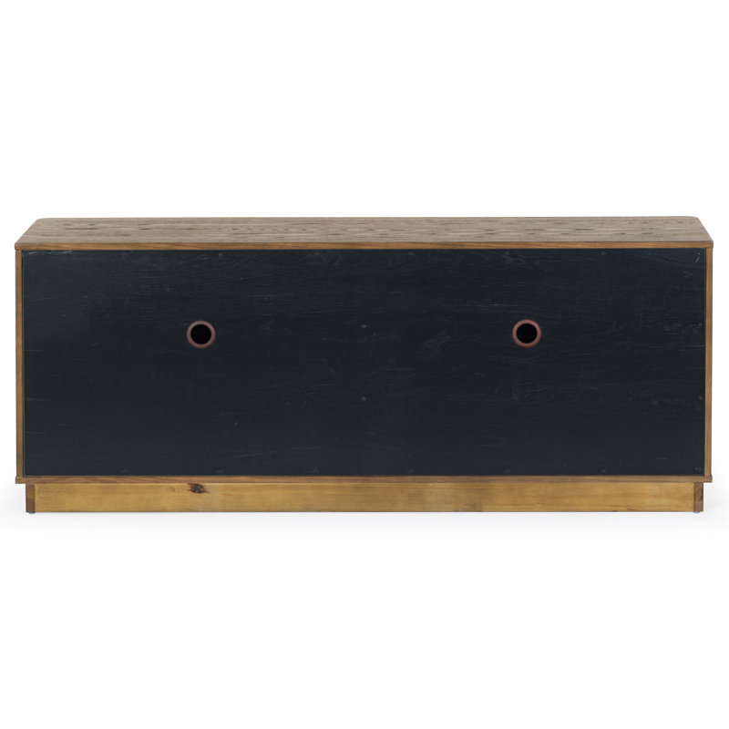 Gabrietta Media Console TV Stand, Medium Oak