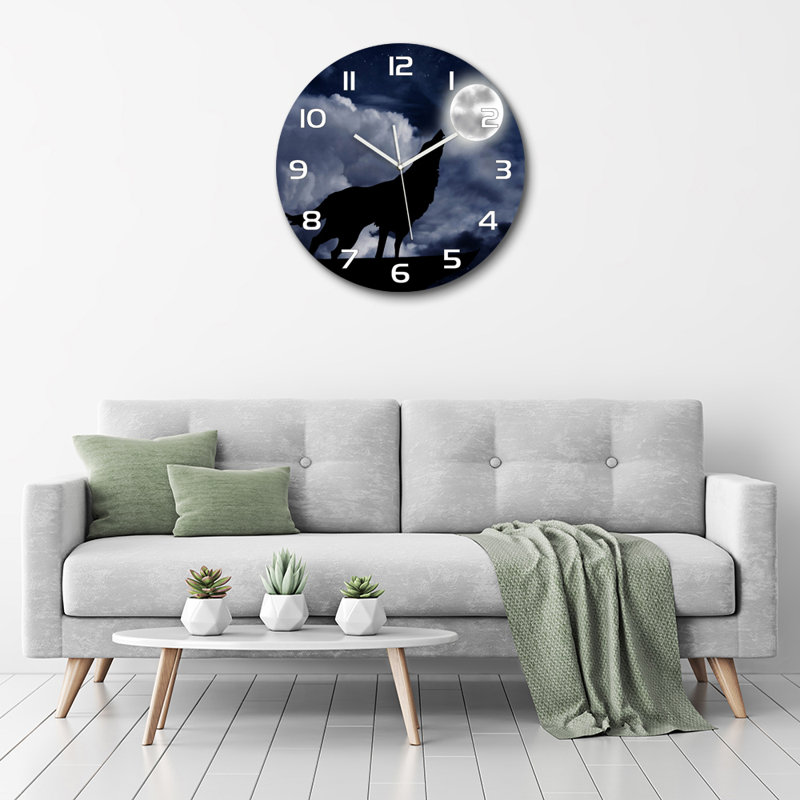 Jerramie Glass Wall Clock