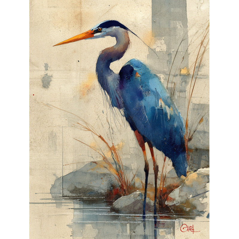 «Morning on the marsh», art mural sur toile tendue, H 24 po x l 16 po