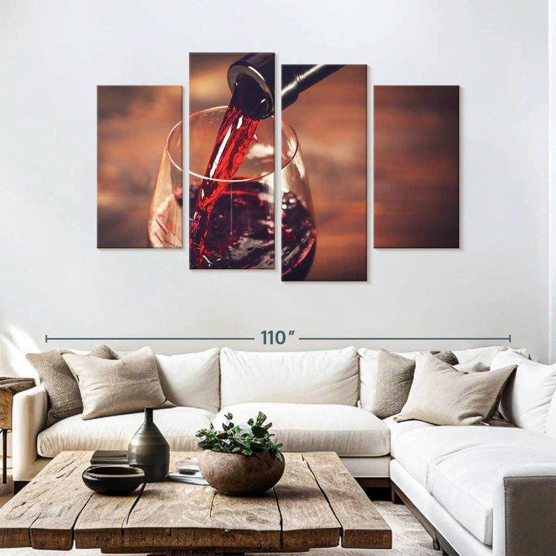 Red Wine Tasting, 54" H x 84" W