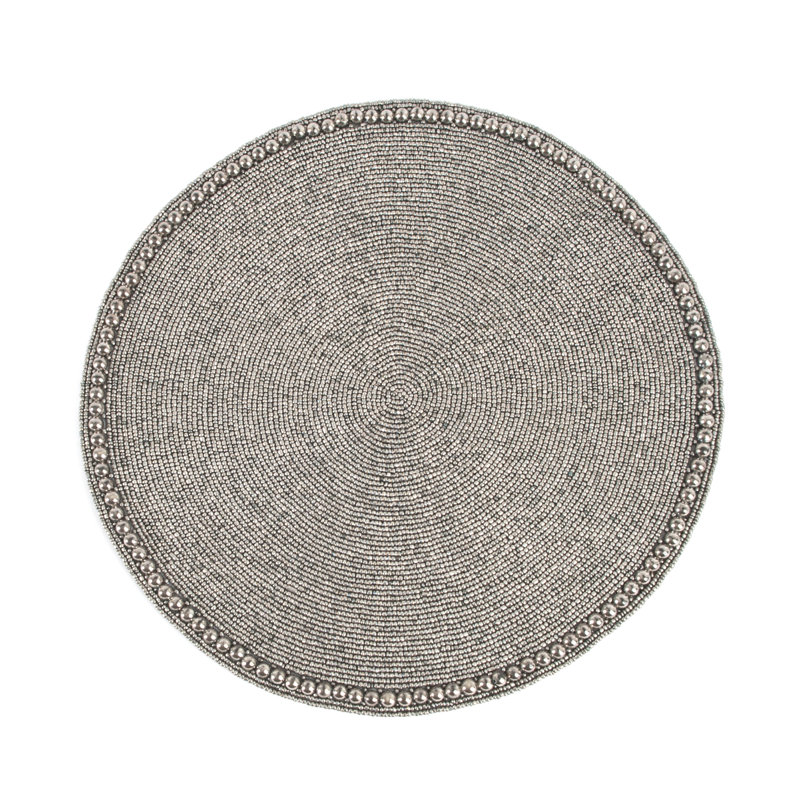 Glass Geometric Round Placemat
