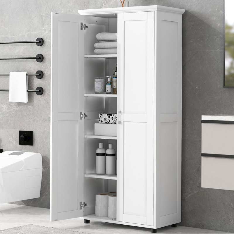 Anna Freestanding Linen Tower Cabinet