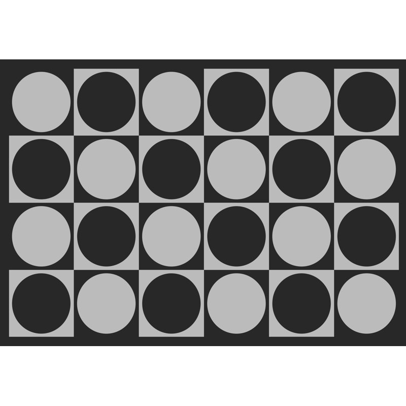 Gangaram Geometric Area Rug, Rectangle 90 x 150cm