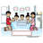 Personalized Name That Toon Tub Time 1 boy 2 girls Rhinestone Bordered Key Chain-106949414