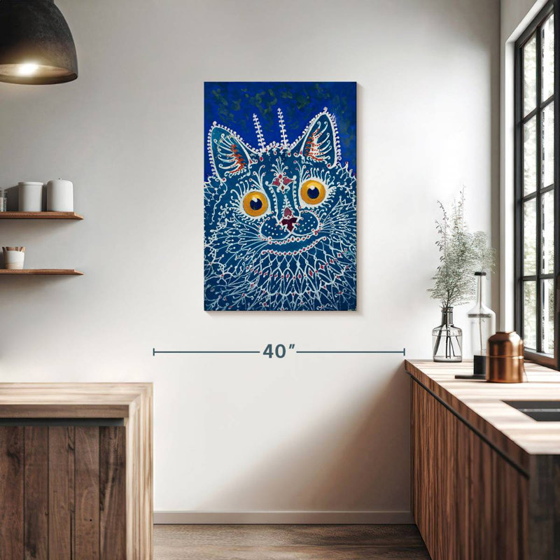 Brampt A Cat In Gothic Style, 36" H x 24" W