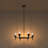 6 - Light Dimmable Kitchen Island Modern Chandelier