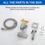 Elongated Wall Mount Bidet with Faucet-85638030
