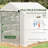 8' X 6' X 7' Walk-In Greenhouse With Mesh Door And Windows