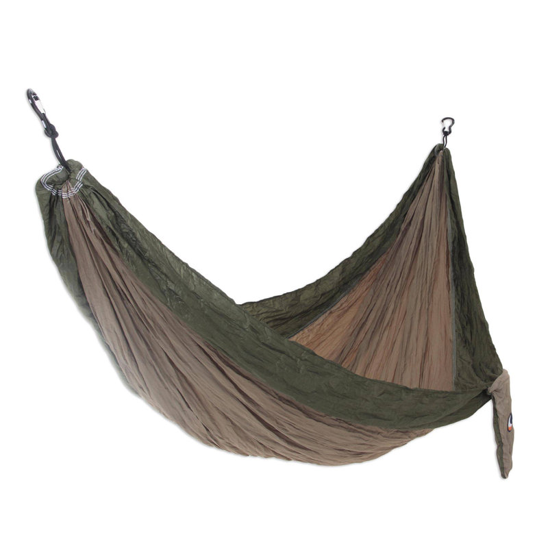 Hamac de camping Woodson, Kaki / vert armée, Simple