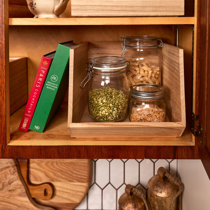 Solid Wood Bin
