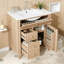 Meuble-lavabo de salle de bain avec lavabo-855801512