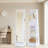 360° Rotating Jewelry Armoire with Full Length Mirror, LED Lighted Vanity Station with Foldable Shelf-481998918