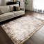 Abrienne Soft Shiny Border Beige Rug-1620053398