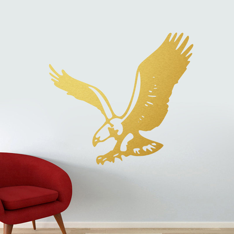 Animals Non-Wall Damaging Wall Decal, Gold