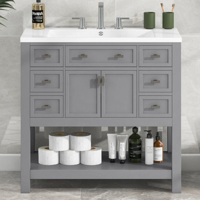 Ensemble de meuble-lavabo simple 36 po Leeila
