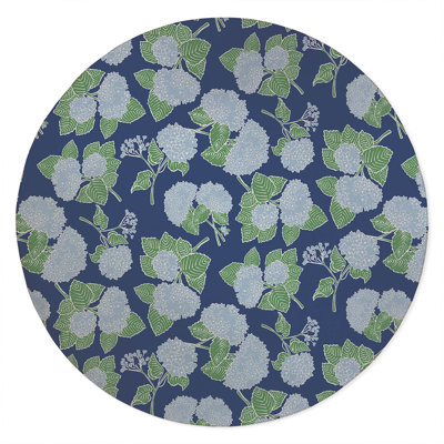 Hydrangea Non Slip Outdoor Rug