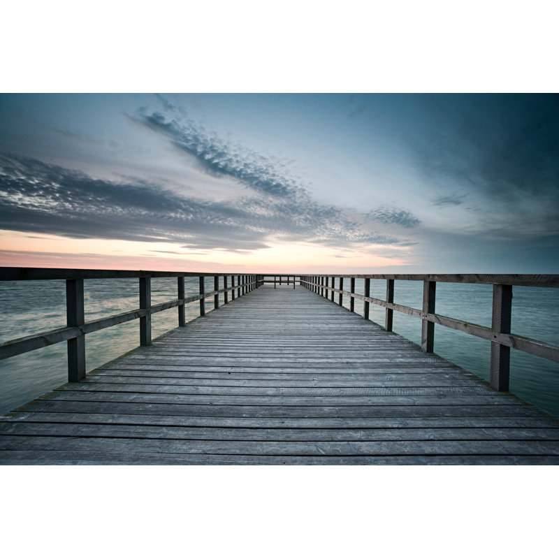 Jetty At Sunset by Hadynyah - Wrapped Canvas Print, 81cm H x 122cm W