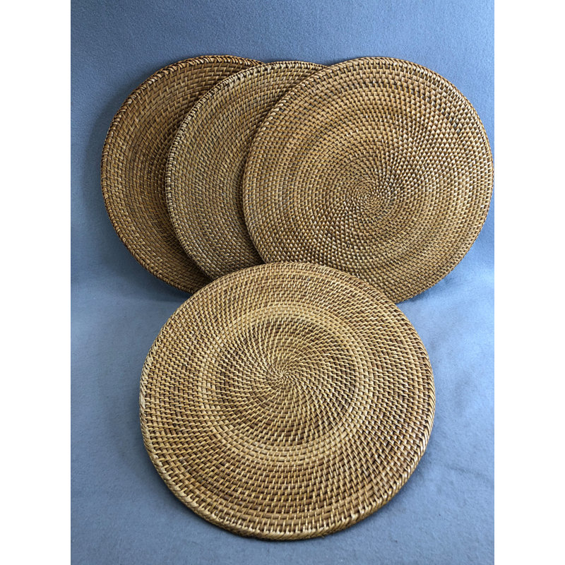 Jute No Pattern Round Placemat