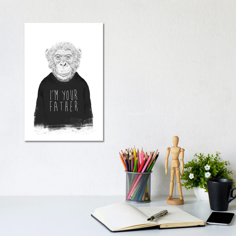 I’m Your Father by Balazs Solti - Wrapped Canvas Gallery-Wrapped Canvas Giclée, 20.32 cm H x 30.48 cm W