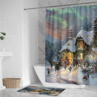Rideau de douche Thomas Kinkade