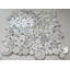 12" x 12" Marble Penny Round Mosaic Floor Use Tile
