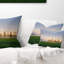 Coussin Foggy Early Morning Panorama