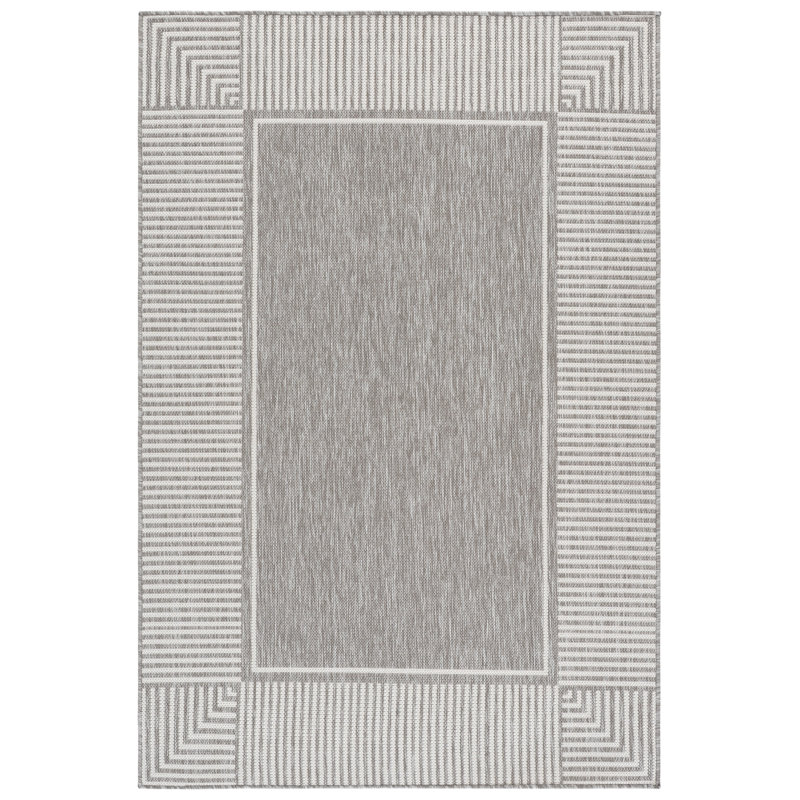 Tapis d'intérieur / extérieur à rayures Beach Loom Performance, Rectangle 4 pi 0 po x 6 pi 0 po