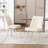 Modern Fabric Upholstered Dining Chairs Armless Side Chairs with Metal Frame For Kitchen Dining Room-1096978259