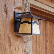 Outdoor Wall Lantern, 12" H x 11.5" W x 13.5" D