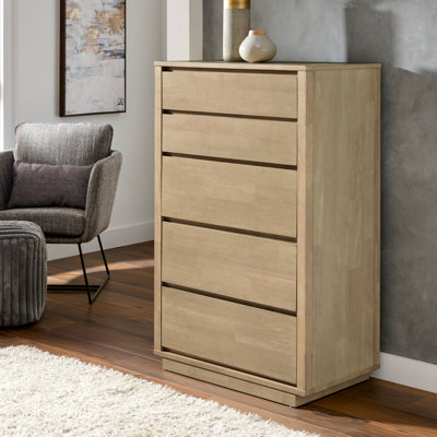 Ismail Danish-Inspired Modern 5-Drawer Chest