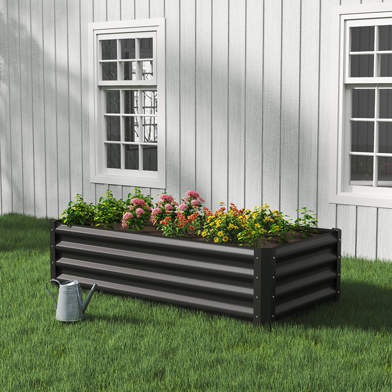 Trejos Planter Box, Black