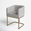 Orchid Velarde Upholstered Arm Chair in Gray
