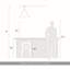 Luminaire suspendu 1 lumière Hanrahan-790789264