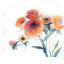 Napperon romantique aquarelle | Décoration florale pour chambre à coucher