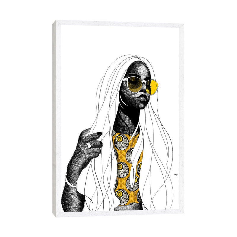Baked 1 Piece Wall Art on Canvas, 152.4cm H x 101.6cm W x 3.81cm D, White Floater Framed