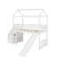 Lit mezzanine simple avec glissade-491878443