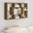 vidaXL Wall Shelf Floating Display Shelf for Home Living Room Engineered Wood-1654800764-1654800762