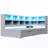 LED Light Convertible Daybed With 2 Storage Drawers And USB Ports(Twin XL To King Size)-1223288613