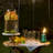 TIKI® Brand 6 Inch Table Torch Glass Red, Green and Blue