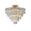 Modern Gold Round 5-Tier K9 Crystal Chandelier-1582482676