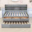 Lit de jour simple avec tablettes, 3 tiroirs et gigogne simple Deveral-580831811