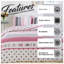 Cotton Blend Floral Duvet Cover Set with Pillowcases Included-1790301897-1790301893
