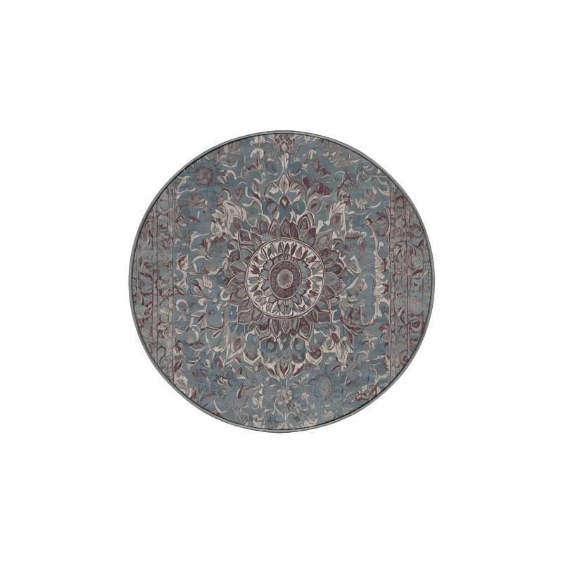 Tapis lavable à la machine, Rond 5 pi
