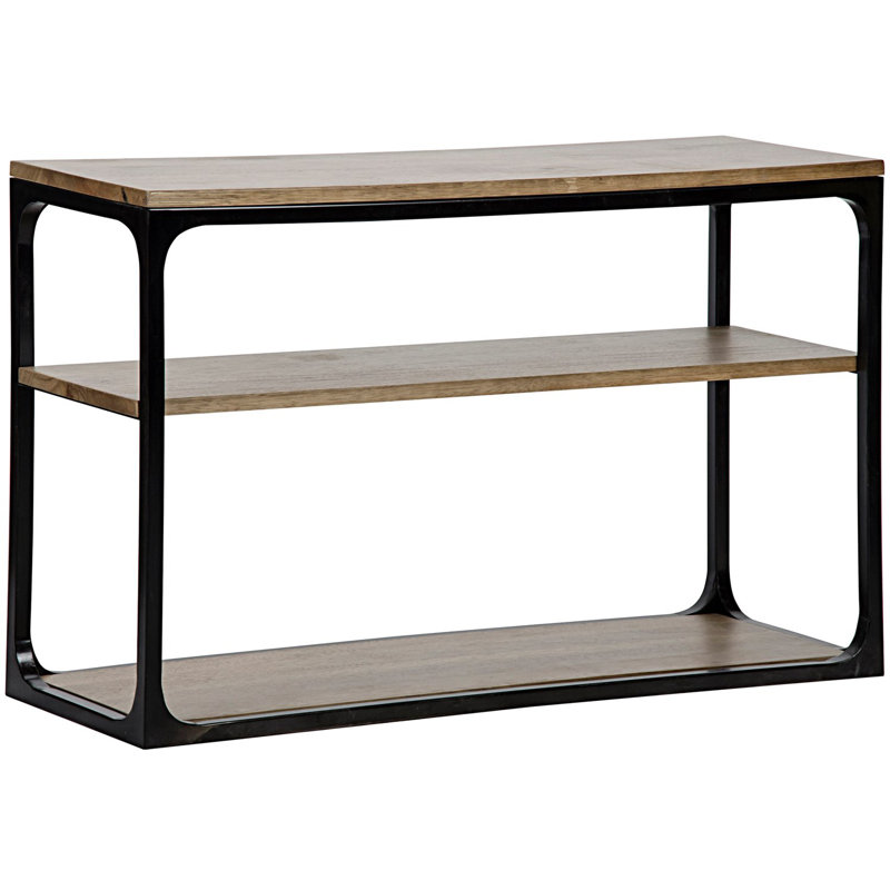 Novie 46'' Solid Wood Top Console Table
