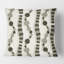 Motif géométrique monochrome VI - Coussin Mid-Century-2109504719