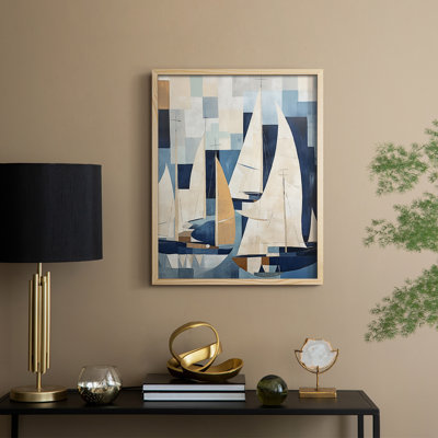 NAUTICAL Series CECL XXXVII, reproduction encadrée - bois massif