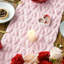 Artoïde mode doux peluche fausse fourrure jacquard cœur Saint-Valentin chemin de table cuisine de table à manger de décoration pour la fête-1314253862